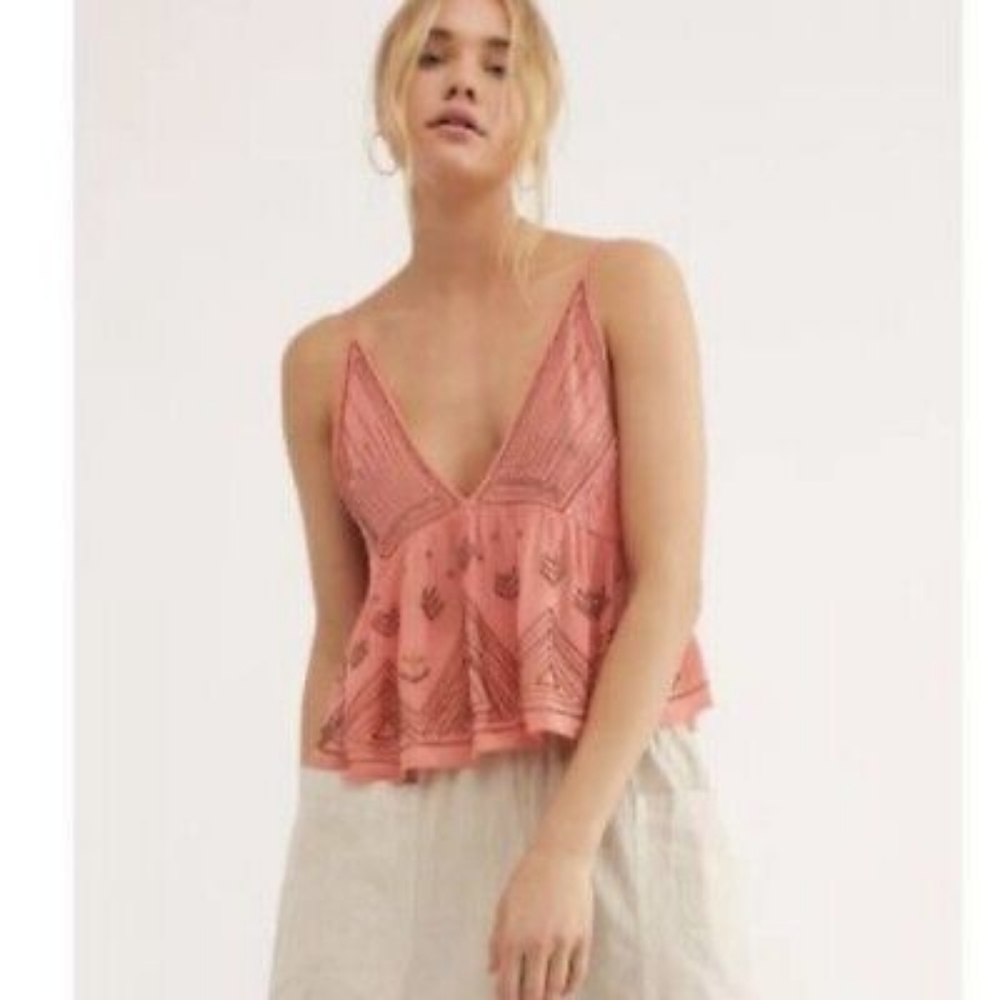 Free people beaded tank